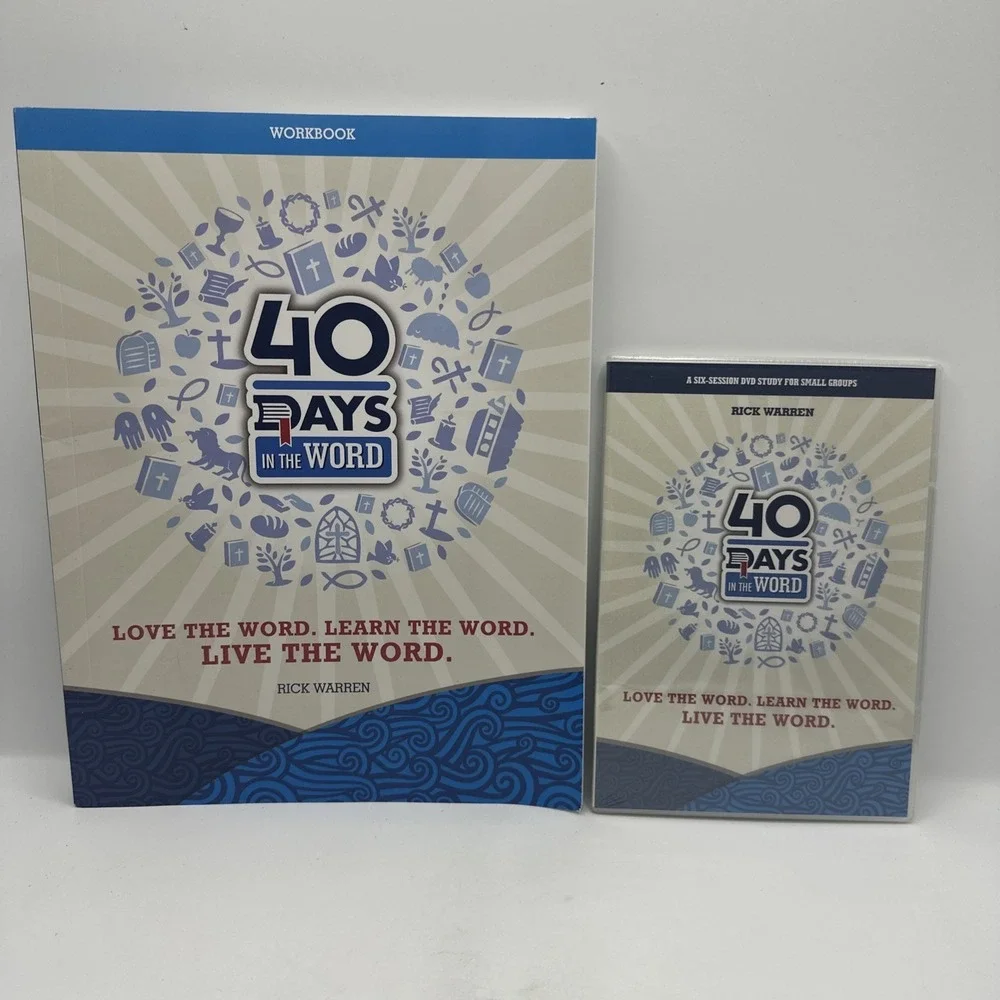 40 Days in the Word Love The Word Learn the Word Live The Word Workbook & DVD